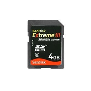 Sandisk SDSDX3-004G-A31 4GB Extreme III SD Card