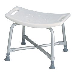 Heavy Duty Shower Bench Bath Chair by Medline - Size Bariatric 550 LB
