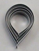 Gum Paste Fondant Tools - 7 pc Balloon Cutter Set- Size: 1-1/4" To 2-1/4"