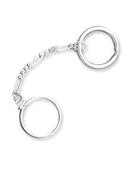 Sterling Silver Quarter Size Key Ring
