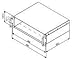 Enclosure Accessory, Blank Panel, ZUP Series Programmable DC Power Supplies, ZUP Series