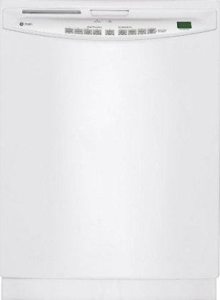 Profile 24 in. Built-In Tall Tub Dishwasher with Steam Pre-wash Platinum Silver Nylon Coated Racks 2 Utility Shelves with StemSafe and 4 Cycles/5 Options White