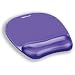 Purple Gel Crystal Transparent Mousepad and Wrist Rest