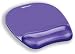 Purple Gel Crystal Transparent Mousepad and Wrist Rest