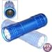 Super-Bright 9 LED Heavy-Duty Compact Aluminum Flashlight - Cool Blue