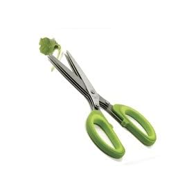 Herb Scissors,triple blade w/sheath-cleaner: Kitchen &amp; Dining