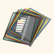 Tarifold P090 Pivoting Pockets, Assorted Colors, 10-Pack