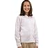 French Toast Uniforms Girls' Long Sleeve Pointy Collar Blouse (Regular sizes 6-20 and Plus/Half Sizes 10.5-20.5)