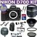 Brand NEW Nikon D700 (Import) Digital SLR Camera + Tamron Af 18-250mm Zoom Lens + .43x Wide Angle Lens + Rokinon 650-1300mm Super Telephoto Lens + MACK 3 Year World Wide Warranty