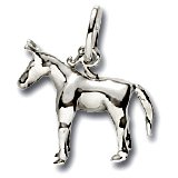 Rembrandt Charms Mule Charm, Sterling Silver