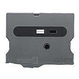 TX Tape Cartridge for P-Touch Labelers, 1/2x 50ft, Black-on-Gray