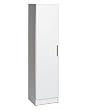 Elite Garage/Laundry Room Broom Cabinet In White Finish By Prepac Furniture