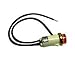 CHICAGO MINIATURE LIGHTING 1051QC3 LAMP, INDICATOR, NEON, AMBER, 250V