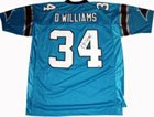 Deangelo Williams Signed Carolina Panthers Blue Reebok EQT Jersey