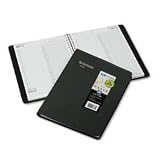 At-A-Glance 70-222-05 2-Person Appointment Book, 1 Day/page, 15-Minute Appointments, 8 x 10-7/8, Black
