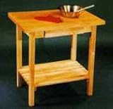 John Boos & Co. Townhouse Kitchen Work Table 30" x 36" - KU9-O
