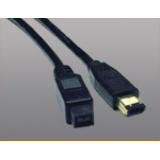 Tripp Lite F017-006 IEEE 1394b Firewire 800 Gold Hi-speed Cable, 9pin/6pin - 6ft