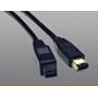 Tripp Lite F017-006 IEEE 1394b Firewire 800 Gold Hi-speed Cable, 9pin/6pin - 6ft