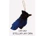 Bird, Stellar Jay, Ornament