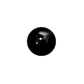 Replacement Threaded Bead Anodized Black Titanium (5mm)