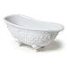 Embossed Bathtub Shaped Soap Dish