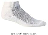 Men's Quarter Sock, White