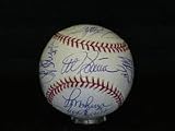 Signed Angels, Los Angeles (2004) MLB Baseball in Blue Ink by the 2004 Los Angeles Angels team