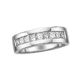 14kt. White Gold, 3/4 ct. tw. Diamond Wedding Band