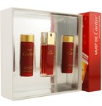 Womens designers Perfume by Cartier, ( MUST DE CARTIER GIFT SET ( PARFUM SPRAY1.0 oz + SOFT BODY MILK 1.6 oz + SMOOTH SHOWER GEL 1.6 oz ) ) + On Sale ) - @Up To 55% Off