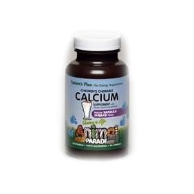 Nature's Plus - Animal Parade Calcium, 250 mg, 90 chewable tablets