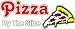 Pizza by the Slice Window Cling Sign