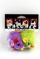 Coastal Rascals Cat Toy Wooly Mouse 2 Pack