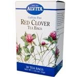 Alvita Tea Bags, Red Clover, Caffeine Free, 30 tea bags [1.125 oz (32 g)] (Pack of 3)
