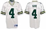Brett Favre Jersey: Reebok White Replica #4 Green Bay Packers Jersey