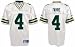 Brett Favre Green Bay Packers #4 Replica Reebok NFL Football Jersey (White)