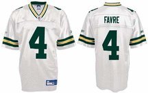 Brett Favre Green Bay Packers #4 Replica Reebok NFL Football Jersey - Youth (White)