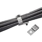 Panduit MTM1H25-C 1-HOLE FOLDOVER MOUNT (package of 100)