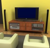 Azura Liverpool TV Stand Base for LCD, DLP, Plasma TV's