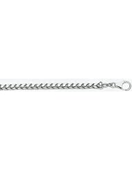 4mm White Gold Franco Chain 20"