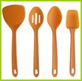 Silicone Solid Spoon - Orange