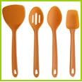 Silicone Solid Spoon - Orange