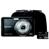 Sony DSCW310BLDB Cyber-Shot 12.1 MegaPixel Digital Camera Bundle with Case and Memory Card