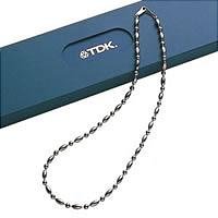 【クリックで詳細表示】TDKエポール磁気ネックレス(オールチタン製)46cm