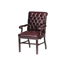 Traditional Side Chair, 25x30x40, Burgundy