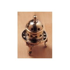 Kleiner Muslim-Burner / Weihrauchfass aus Messing � 5,5cm H 13cm | R�uchern im Intramedial Shop