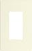 Cooper Wiring Devices Aspire Screwless Wallplate, 1-Gang