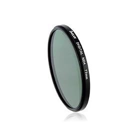EMOLUX 77mm Neutral Density ND4 Filter for Digital Camera (Black) + Worldwide free shiping