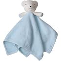 Under the Nile Organic Cotton Bear Blanket Toy - Blue
