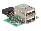 DELOCK MBz USB Pinheader Bu > 2x USB2.0-A Bu V.