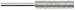 Chainsaw Sharpener Burr, Total Lnt 1 3/4", Shank Lnt 13/16"